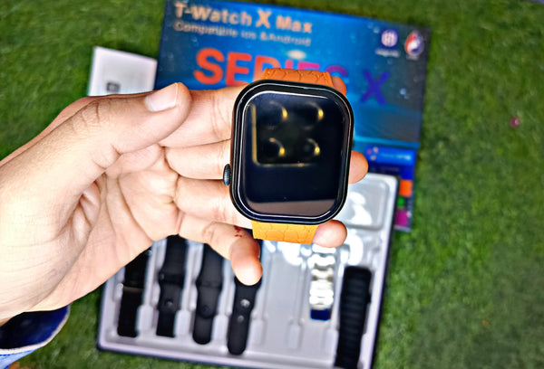 T-watch X Max - X Series  Smart Watch With 7 Straps